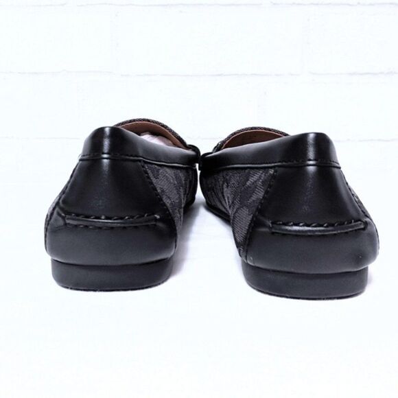NIB COACH Olive Outline Sig C Jacquard Loafers - Picture 5 of 7